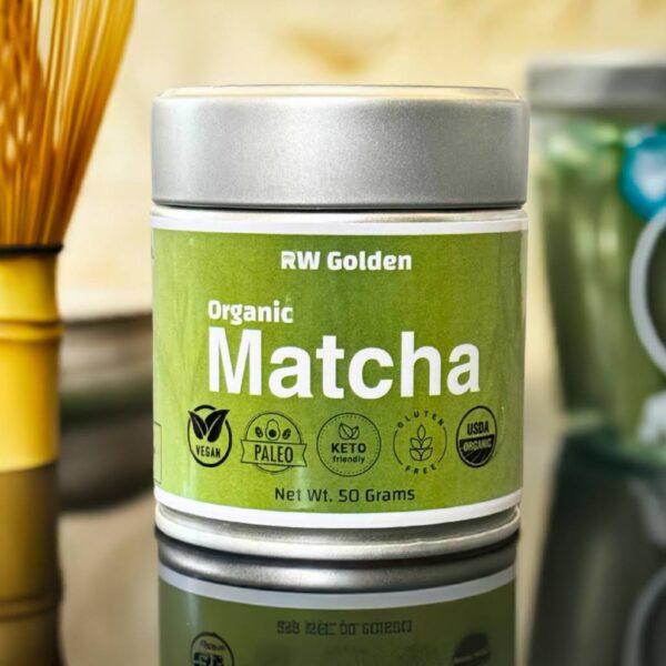 RW Golden Organic Matcha with Bamboo Whisk